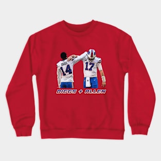 Stefon Diggs and Josh Allen Crewneck Sweatshirt